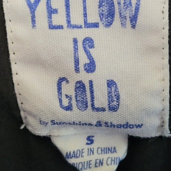 Anthropologie Yellow is Gold 100% Silk Dress Womens Sz Small Gray Mini Cut Out - Picture 3 of 7